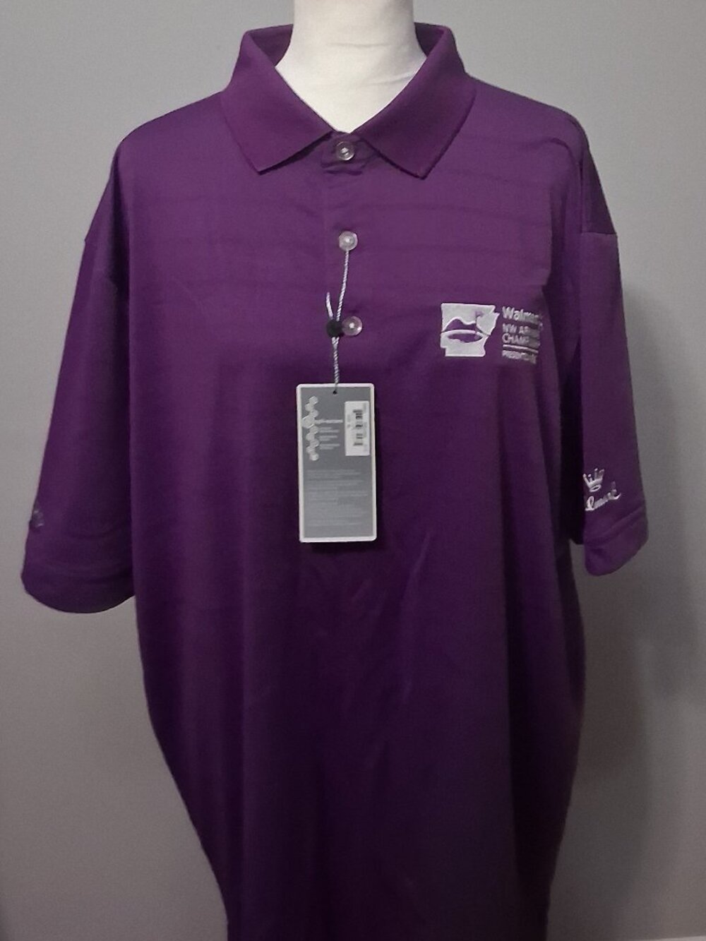 Men's Callaway Purple Golf Polo Shirt